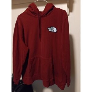 The North Face Womens Burgundy Red Fleece Pullover Hoodie NF0A5G7P XXL